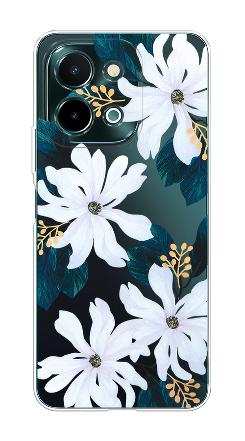 

Чехол на Vivo Y28 4G "Delilah Flower", Зеленый;белый, 2611650-1