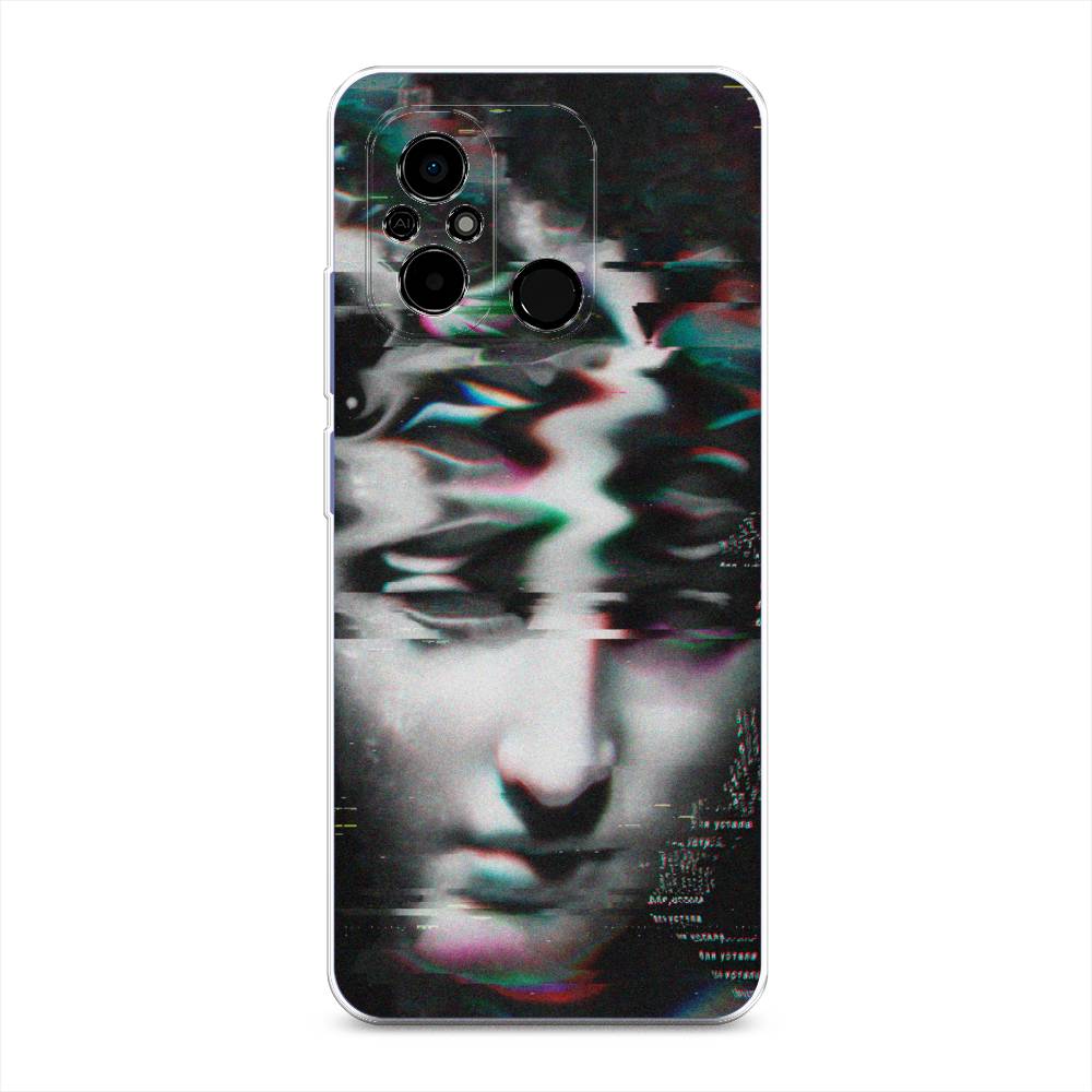 

Чехол Awog на Poco C55 "Glitch Art", Серый, 318250-9