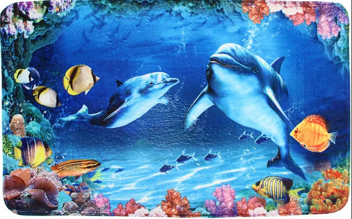 

Коврик Доляна «Морской мир», 49×80 см