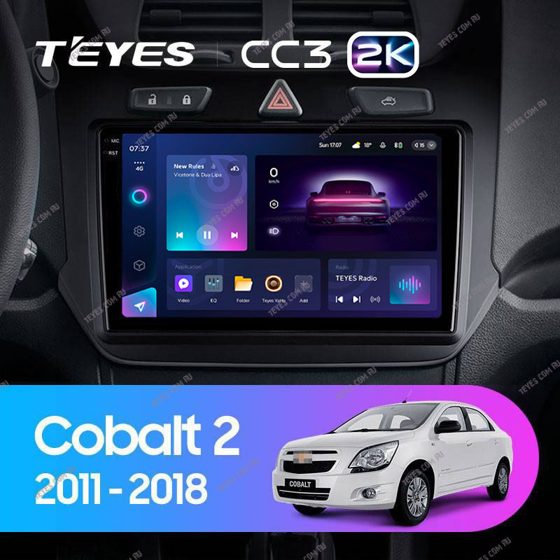 

Штатная магнитола Teyes CC3 2K 6/128 Chevrolet Cobalt 2 (2011-2018), CC3 2K