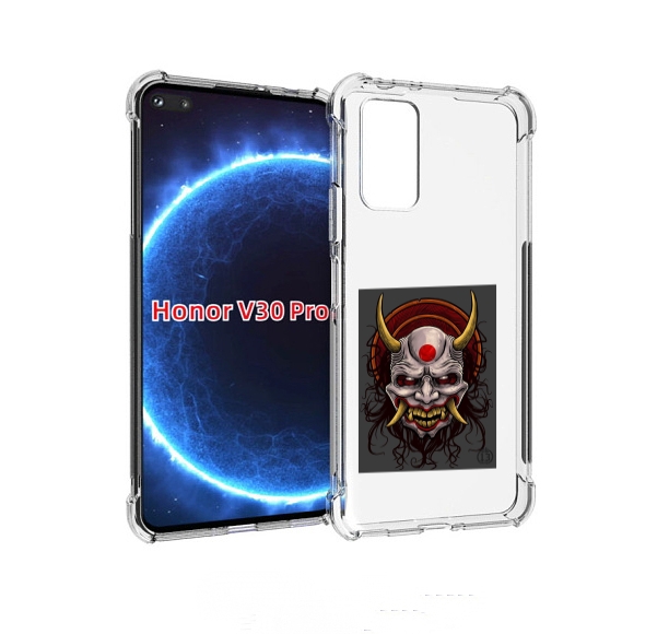 

Чехол бампер MyPads маска с клыками и рогами для Honor V3, Прозрачный, Tocco