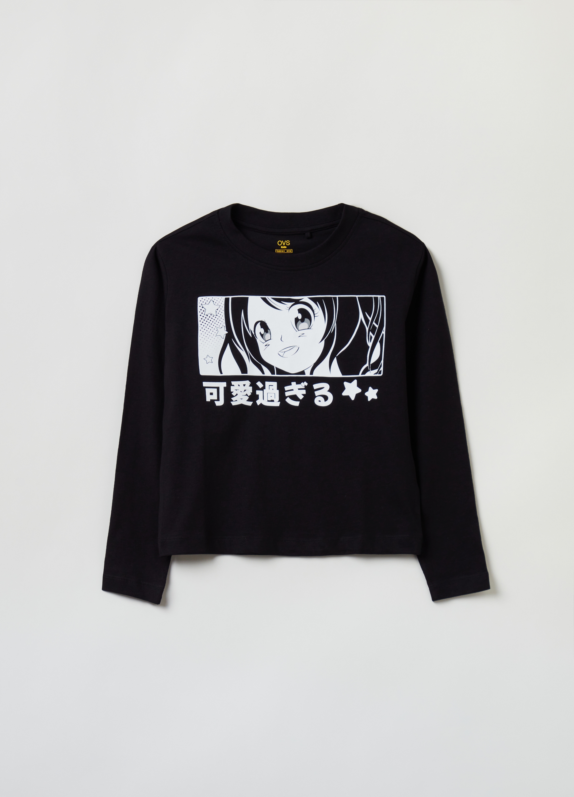 

Футболка OVS для девочек, чёрная, 10-11 лет, 1909134, Черный, 1909134