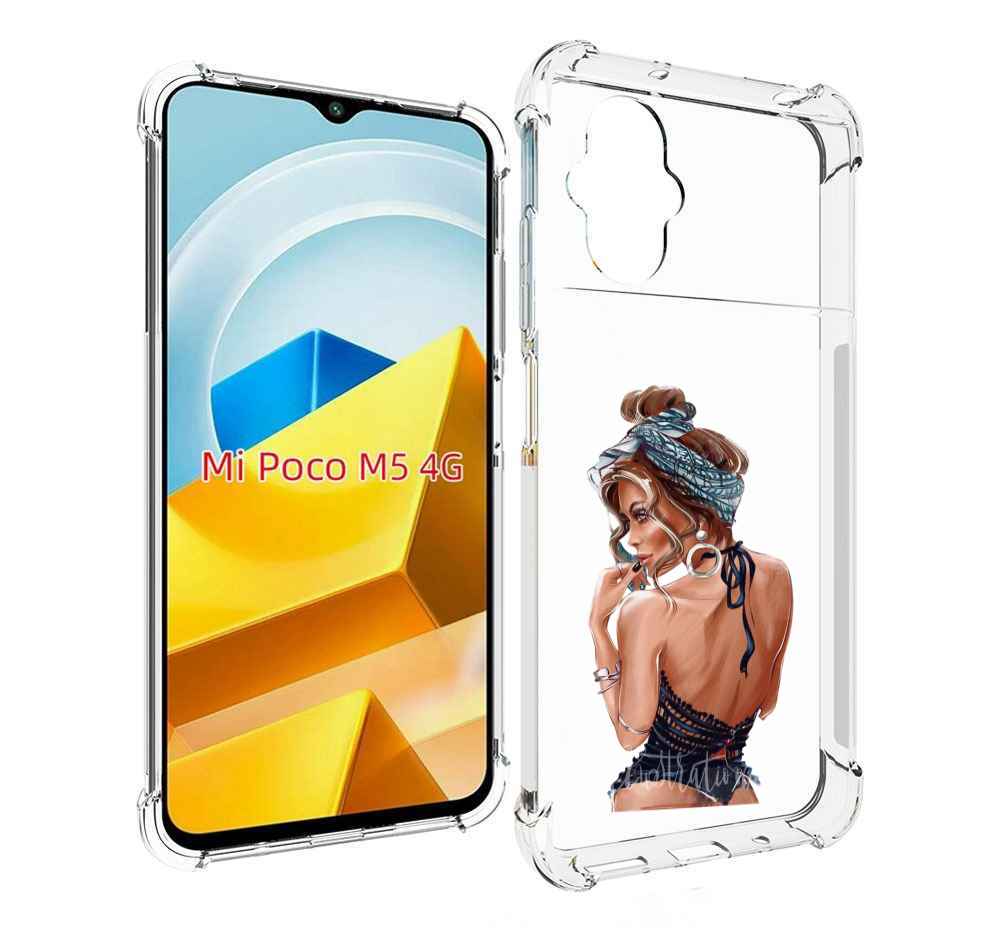 

Чехол MyPads Tocco для Xiaomi M5 Красивая-дама женский, Прозрачный, Tocco
