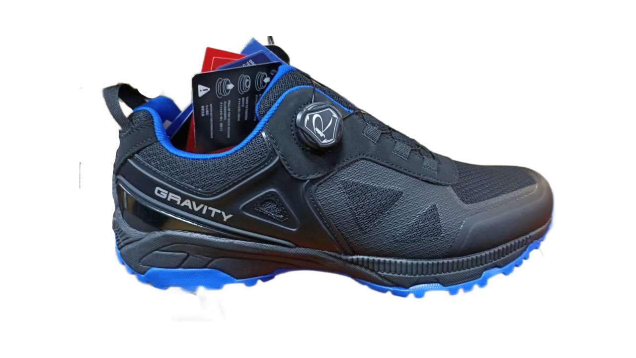 Ботинки Editex Gravity, черный/синий, 44 RU