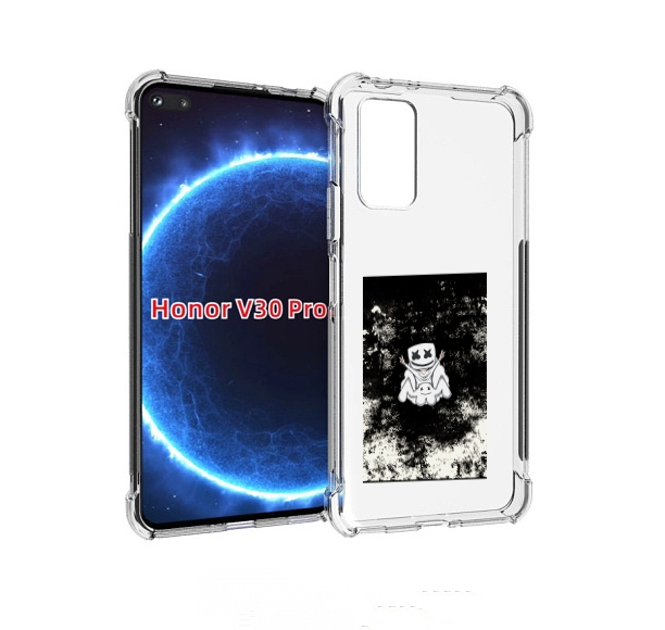 

Чехол бампер MyPads маршмеллоу-френдс для Honor V30 Pro, Прозрачный, Tocco
