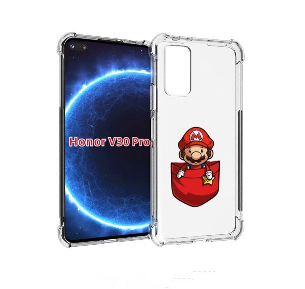 

Чехол бампер MyPads марио в кармашке детский для Honor V3, Прозрачный, Tocco