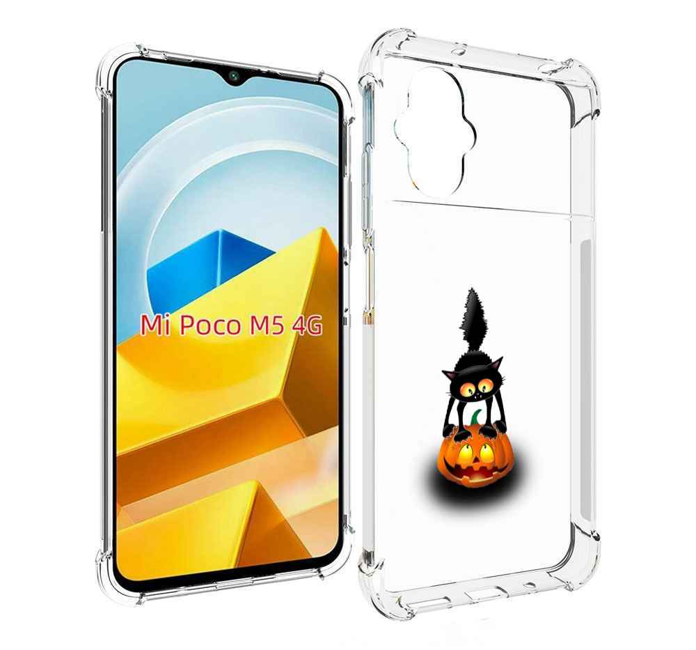 

Чехол MyPads Tocco для Xiaomi M5 Котик с тыквой, Прозрачный, Tocco