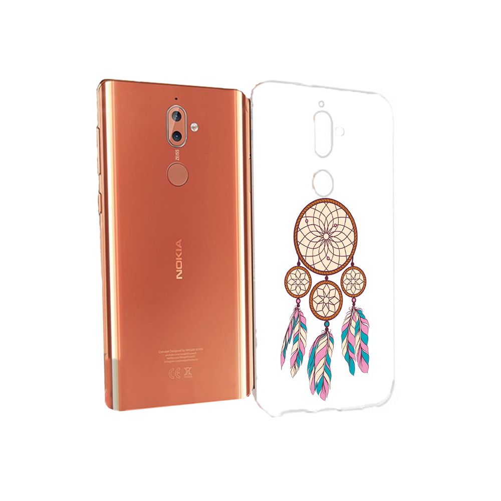 

Чехол MyPads Tocco для Nokia 9 ловец снов бежевый (PT126479.94.442), Прозрачный, Tocco