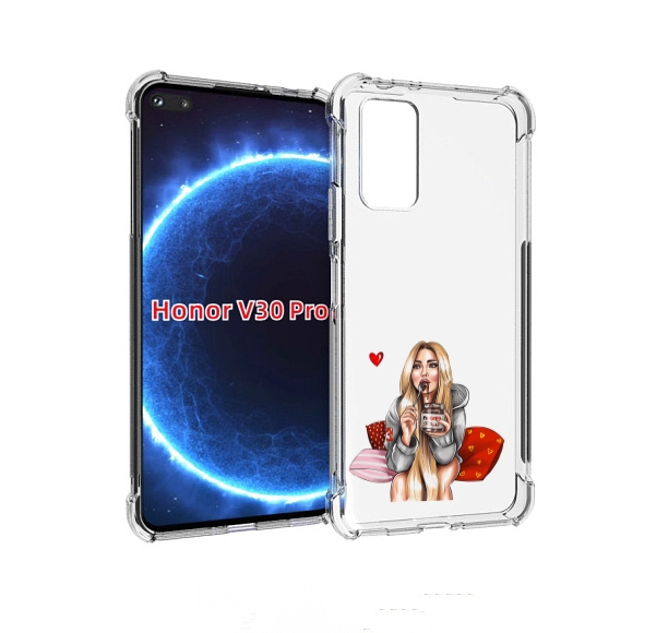 

Чехол бампер MyPads любительница-нутеллы женский для Honor, Прозрачный, Tocco