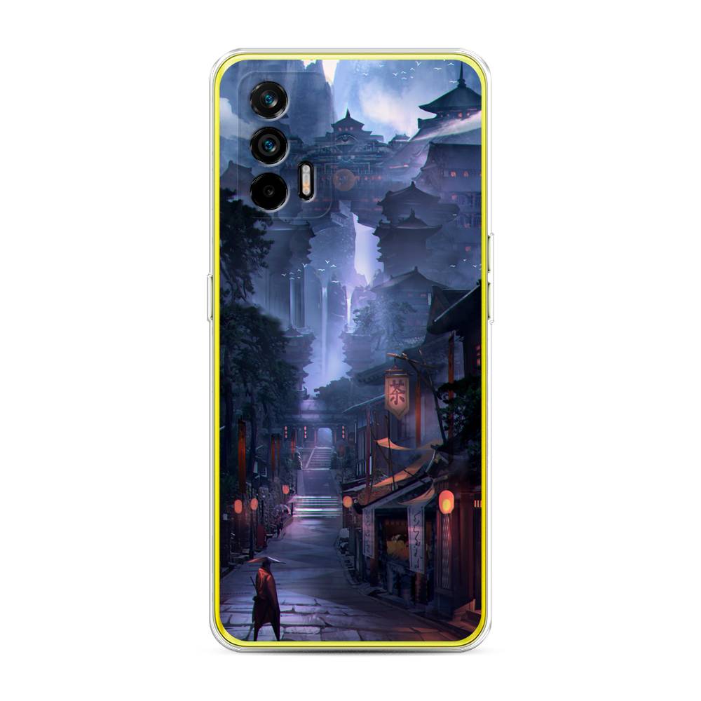

Чехол Awog на Realme Q3 Pro "Одинокий самурай", Разноцветный, 256550-10