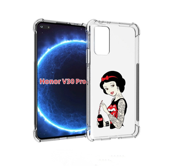 

Чехол бампер MyPads любительница-колы женский для Honor V, Прозрачный, Tocco