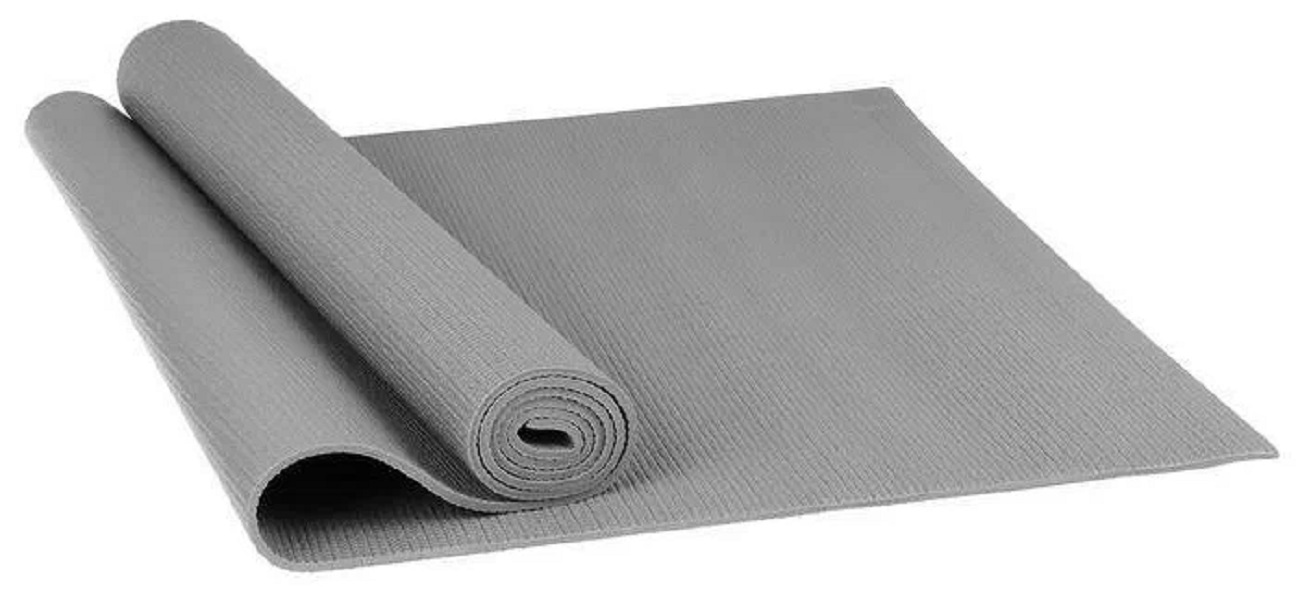 

Коврик для йоги 173x61x0,5 см, цвет серый, Yoga mat