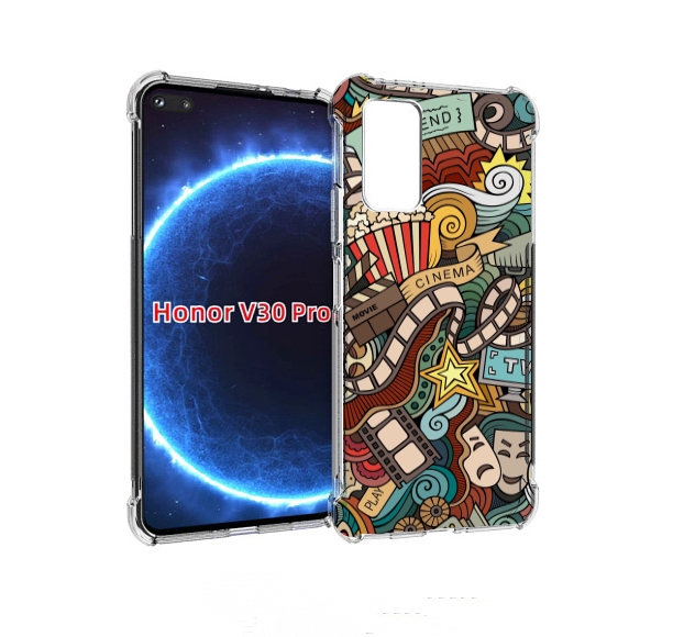 

Чехол бампер MyPads любимое кино для Honor V30 Pro, Прозрачный, Tocco
