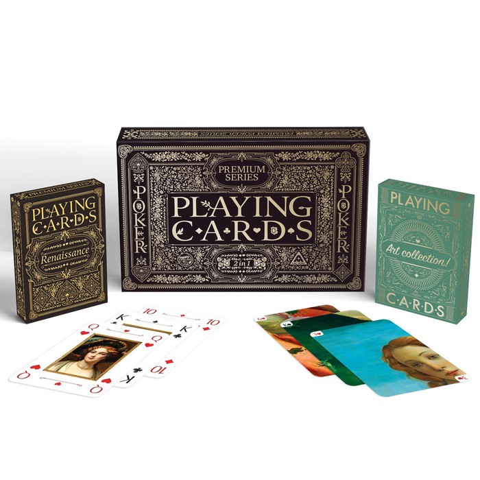 

Подарочный набор 2 в 1 «Playing cards. Premium series», 2 колоды карт