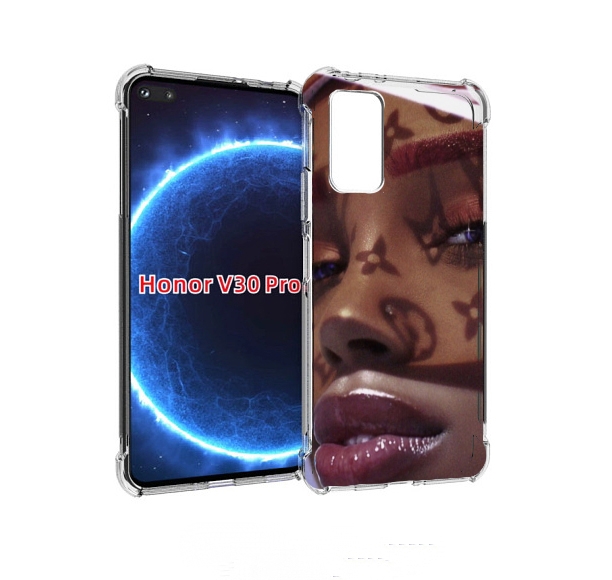 

Чехол бампер MyPads лицо девушки тень женский для Honor V, Прозрачный, Tocco