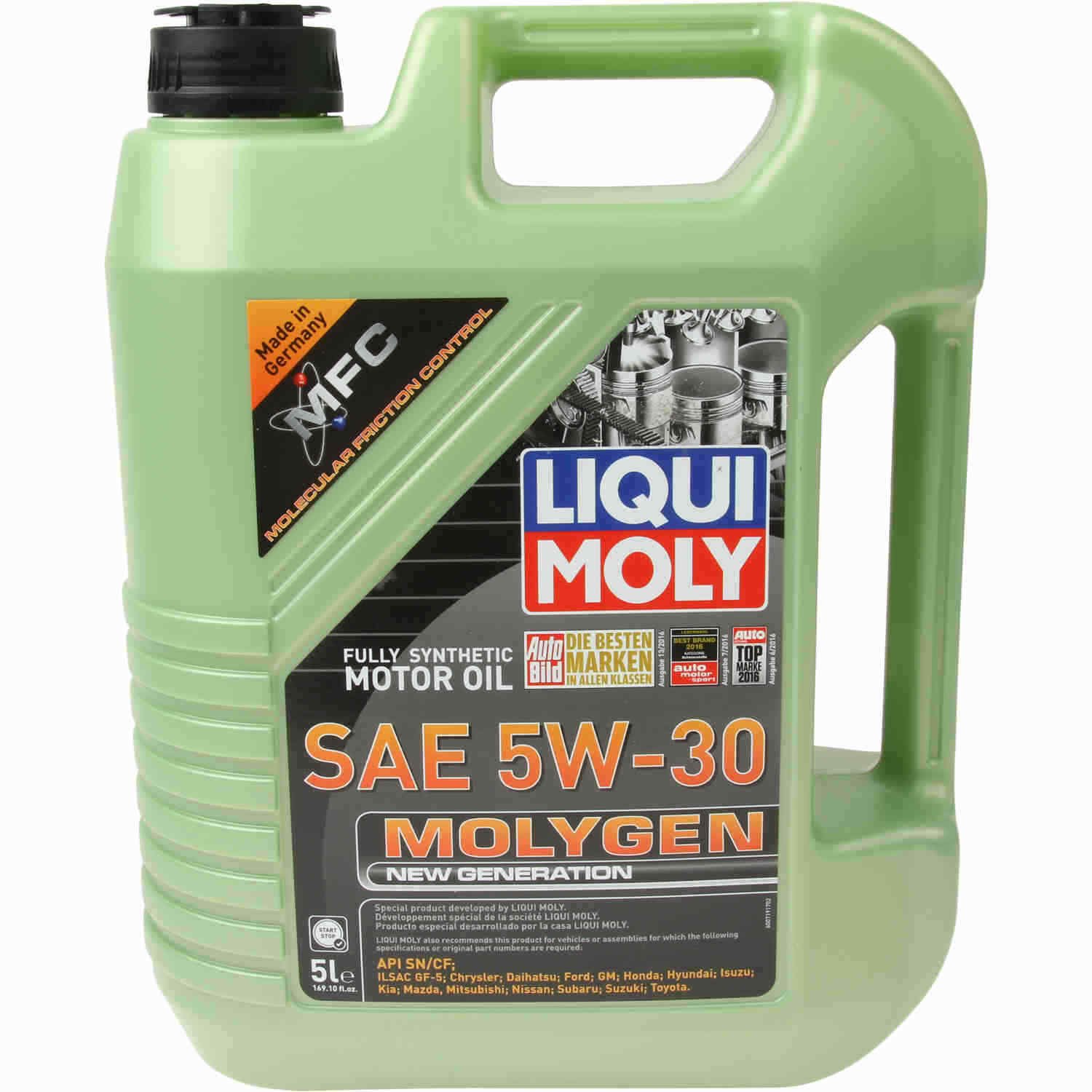 фото Моторное масло liqui moly molygen new generation 5w-30 (5l) акция 39029