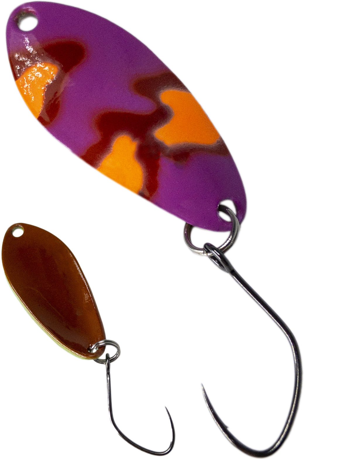 

Блесна колебалка Зябликов Пиксель набор 2 шт 3 см. 3.6гр цвет x2_2245, Фиолетовый;коричневый;оранжевый