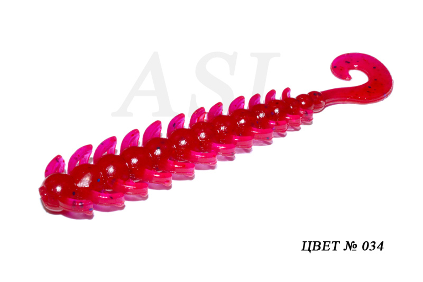 

Силиконовая приманка ASL Бакси цв. 034 L-7,5см 8шт/уп, Бакси