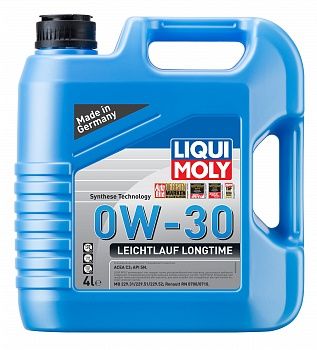 фото Моторное масло liqui moly leichtlauf longtime 0w-30 (4l) 39039