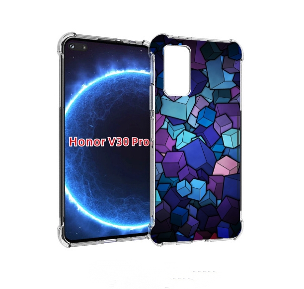 

Чехол бампер MyPads лепестки для Honor V30 Pro, Прозрачный, Tocco