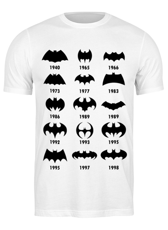 

Футболка мужская Printio Бэтмен (batman) белая 2XL, Белый, Бэтмен (batman)