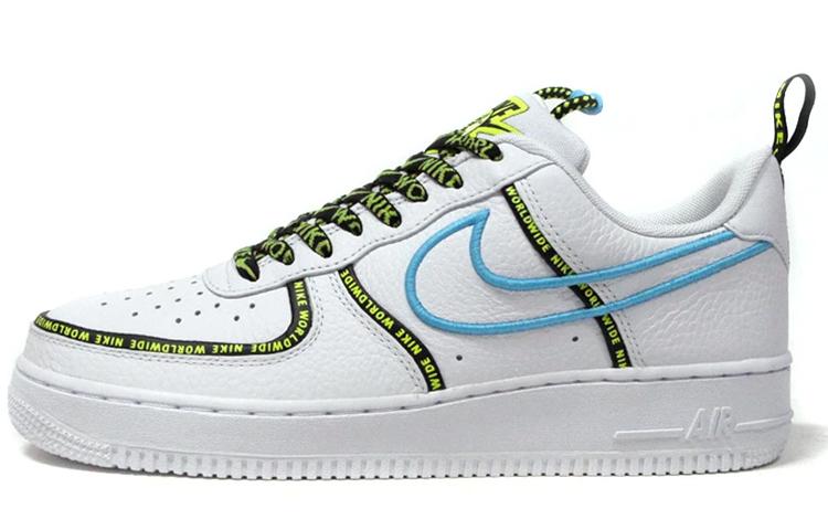 

Кеды унисекс Nike Air Force 1 Low 07 Low World Wide белые 46 EU, Белый, Air Force 1 Low 07 Low World Wide