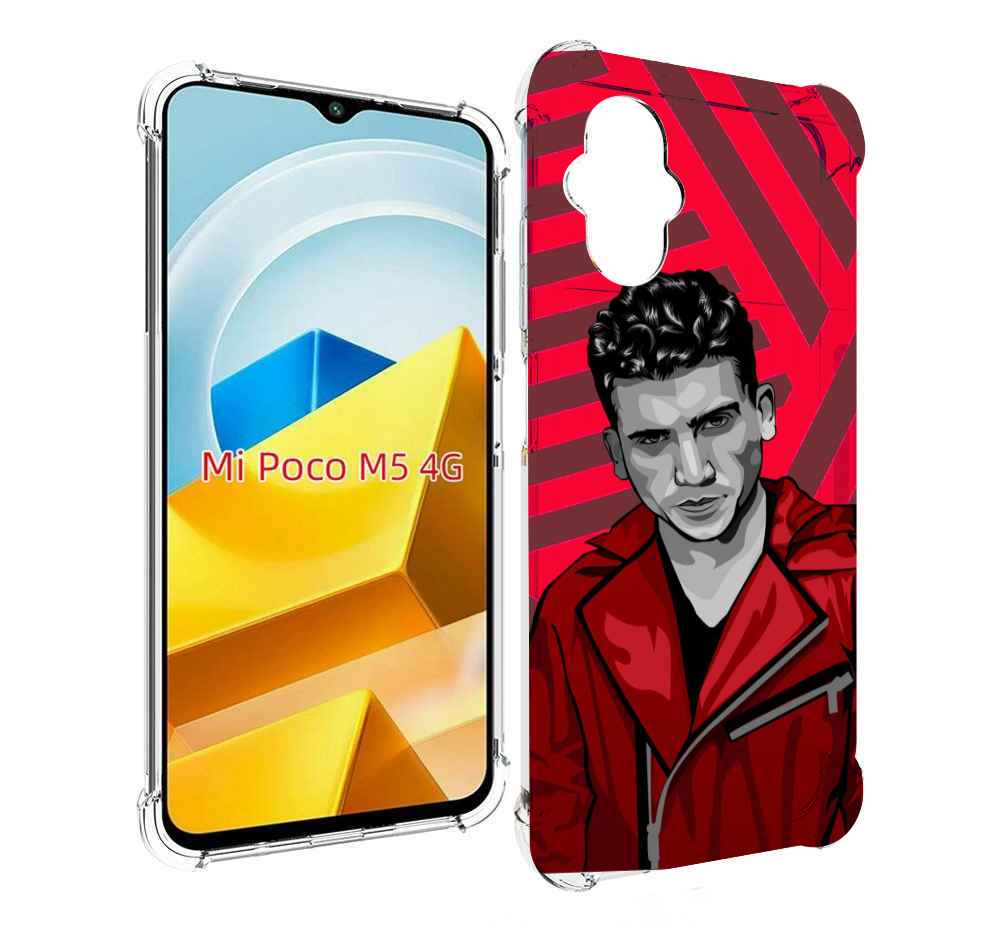

Чехол Mypads Денвер-Бумажный-Дом Для Poco M5 Проти, Прозрачный, Tocco