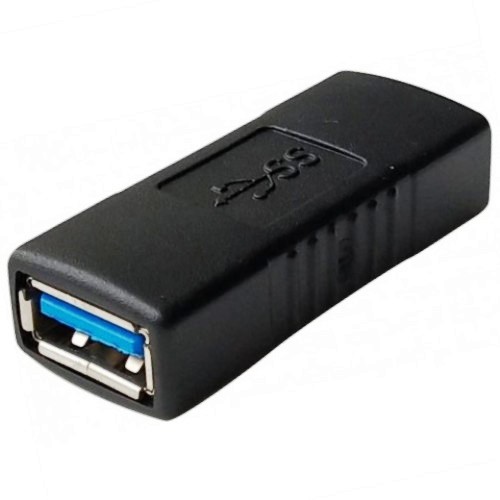 Переходник USB3.0 Af-Af Ks-is KS-400 соединитель чёрный