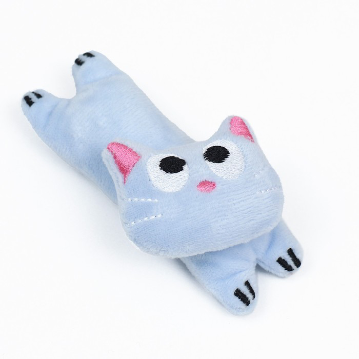 

Игрушка Пижон для кошек, кошачья мята Киса, 11 см, голубая