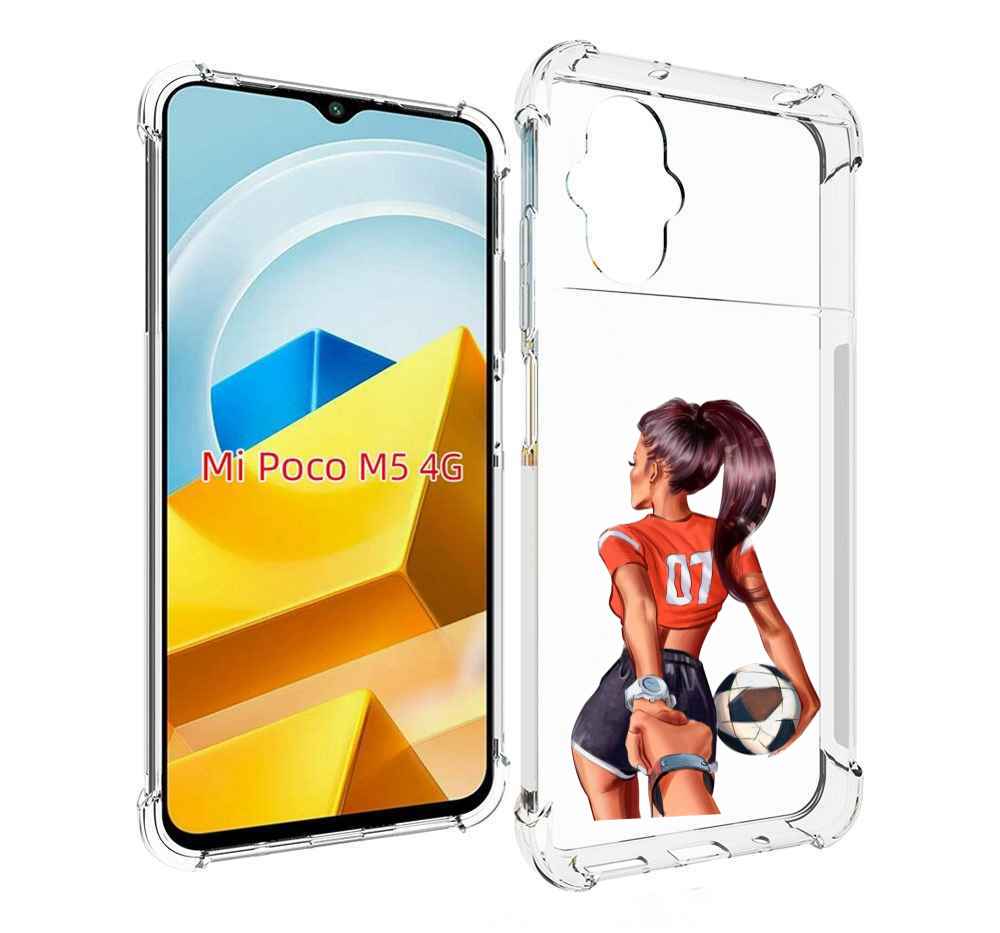 

Чехол MyPads Tocco для Xiaomi M5 Девушка-футболистка женский, Прозрачный, Tocco
