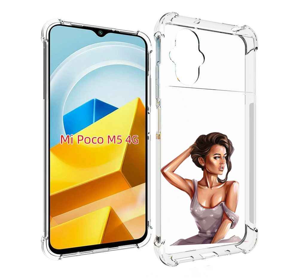 

Чехол MyPads Tocco для Xiaomi M5 Девушка-с-прической женский, Прозрачный, Tocco