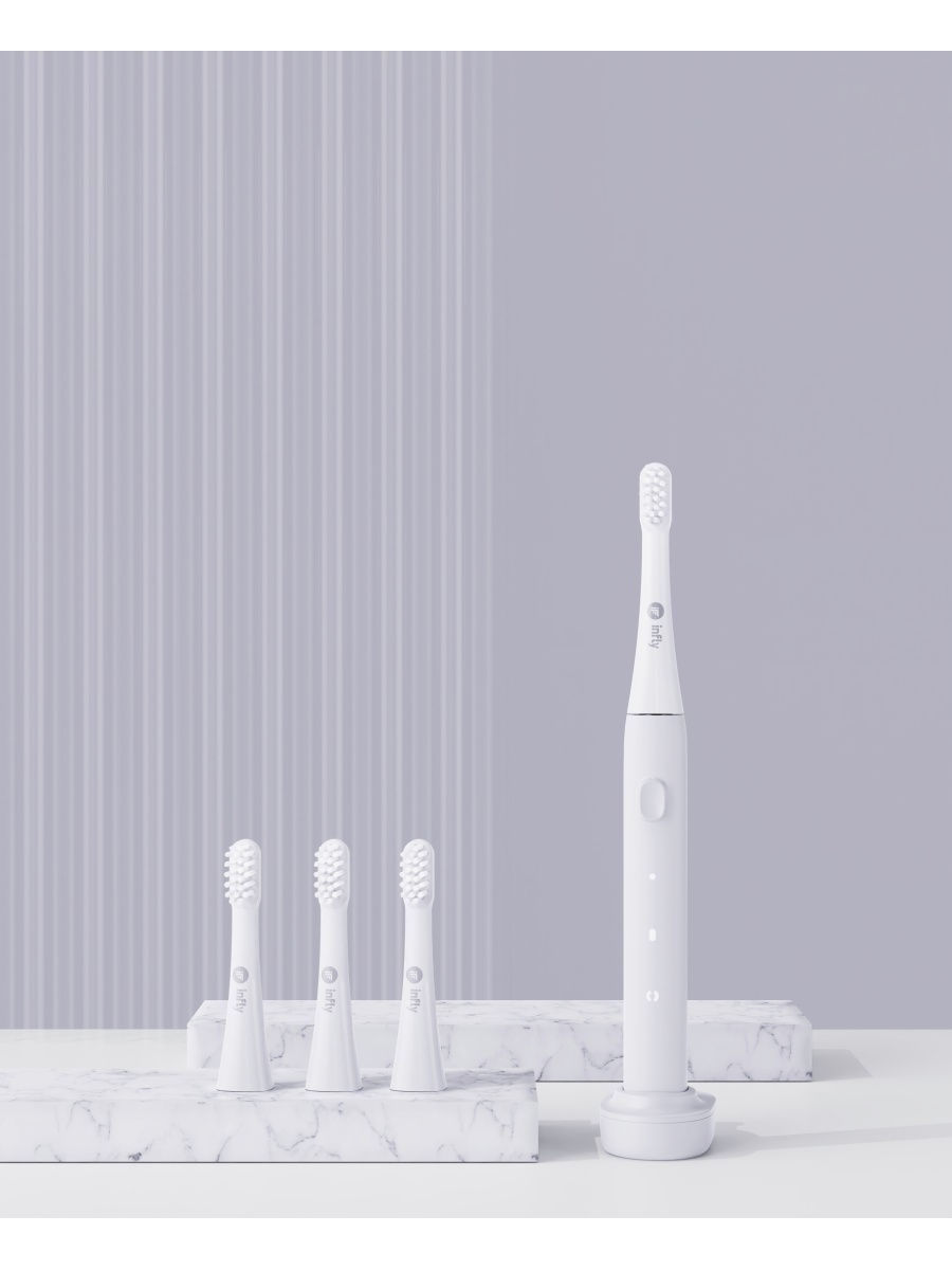 фото Электрическая зубная щетка infly electric toothbrush p20a gray