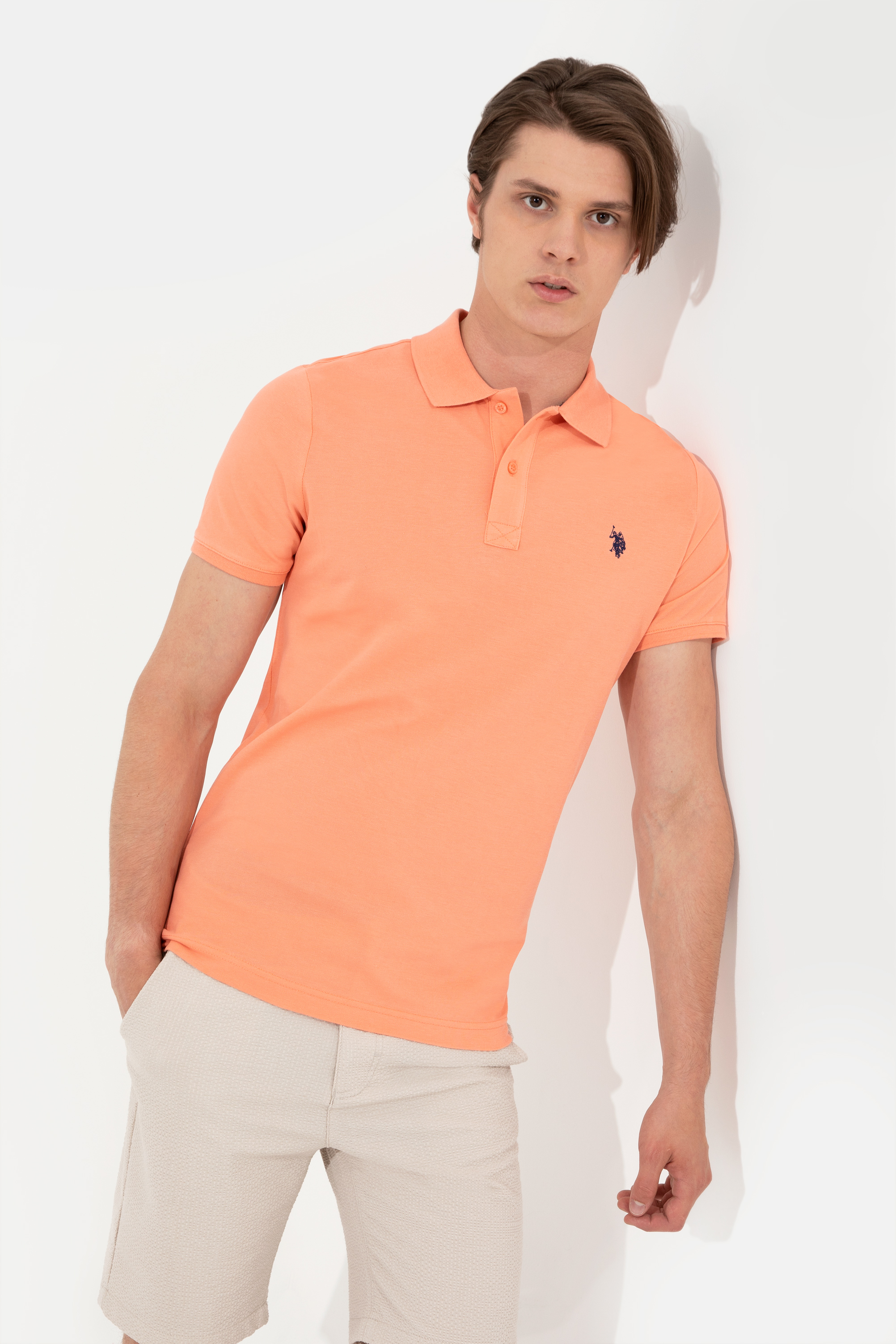 

Футболка мужская U.S. POLO Assn. G081GL0110GTP04IY022 розовая S, G081GL0110GTP04IY022