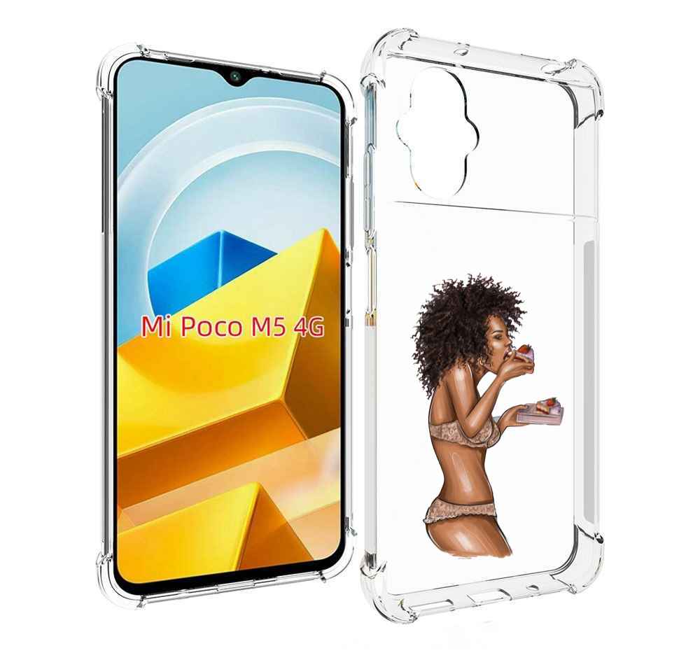 

Чехол MyPads Tocco для Xiaomi M5 Девушка-с-пирожными женский, Прозрачный, Tocco