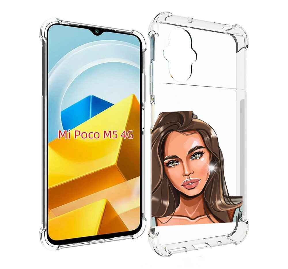 

Чехол MyPads Tocco для Xiaomi M5 Девушка-с-зелеными-глазами, Прозрачный, Tocco