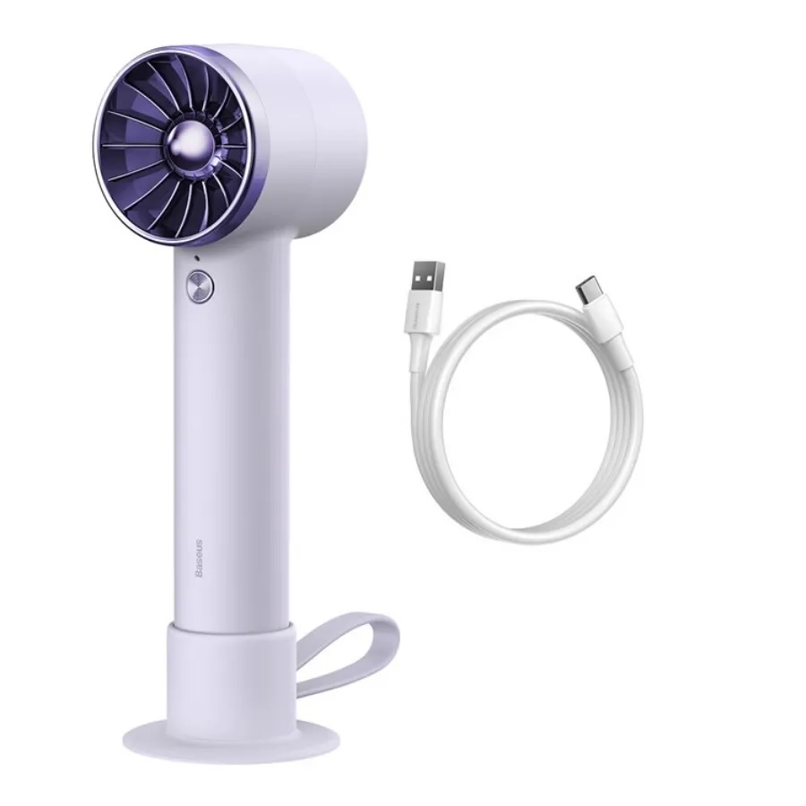 

Вентилятор ручной Baseus Flyer Turbine 4000mAh Lightning Output Line Purple, Flyer Turbine