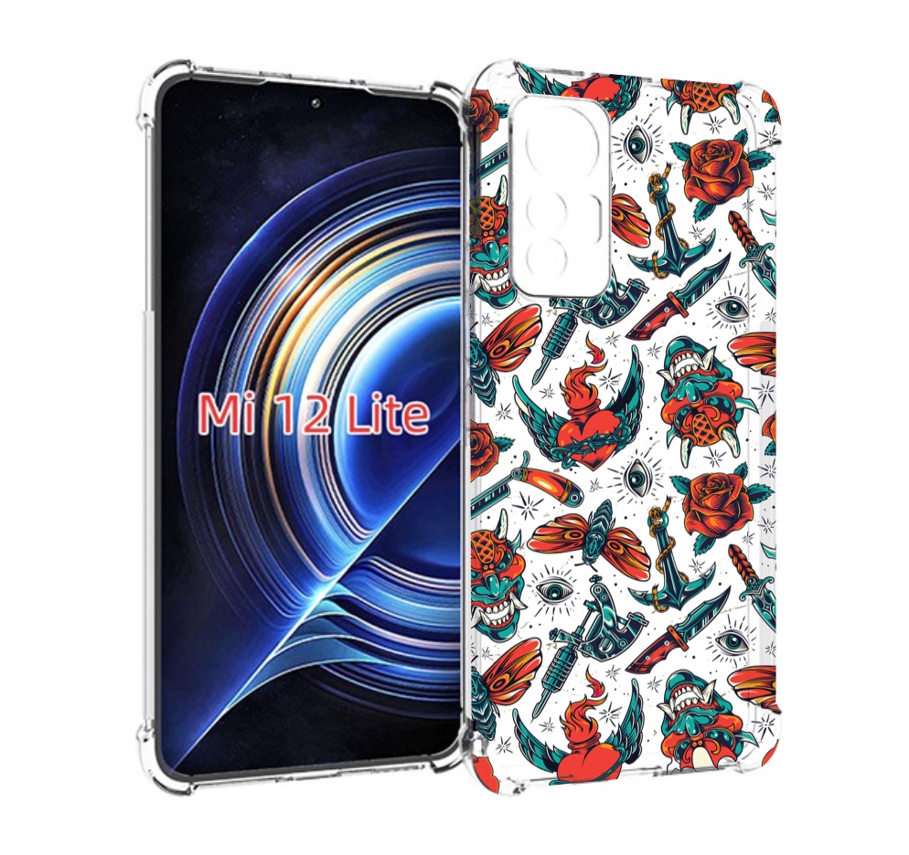 

Чехол MyPads олд-скул-пак для Xiaomi 12 Lite, Прозрачный, Tocco