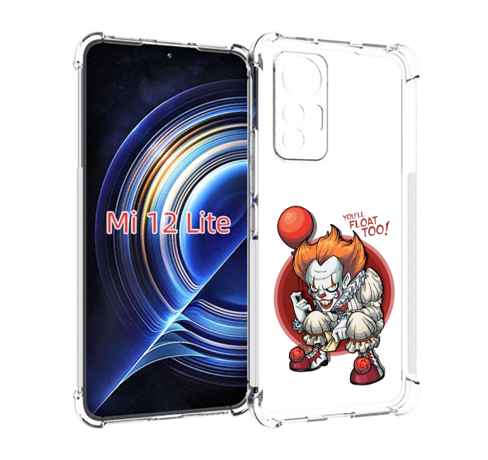 

Чехол MyPads одетый-клоун для Xiaomi 12 Lite, Прозрачный, Tocco