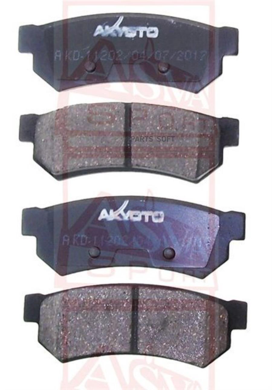 

Тормозные колодки Akyoto дисковые задние AKD-11202