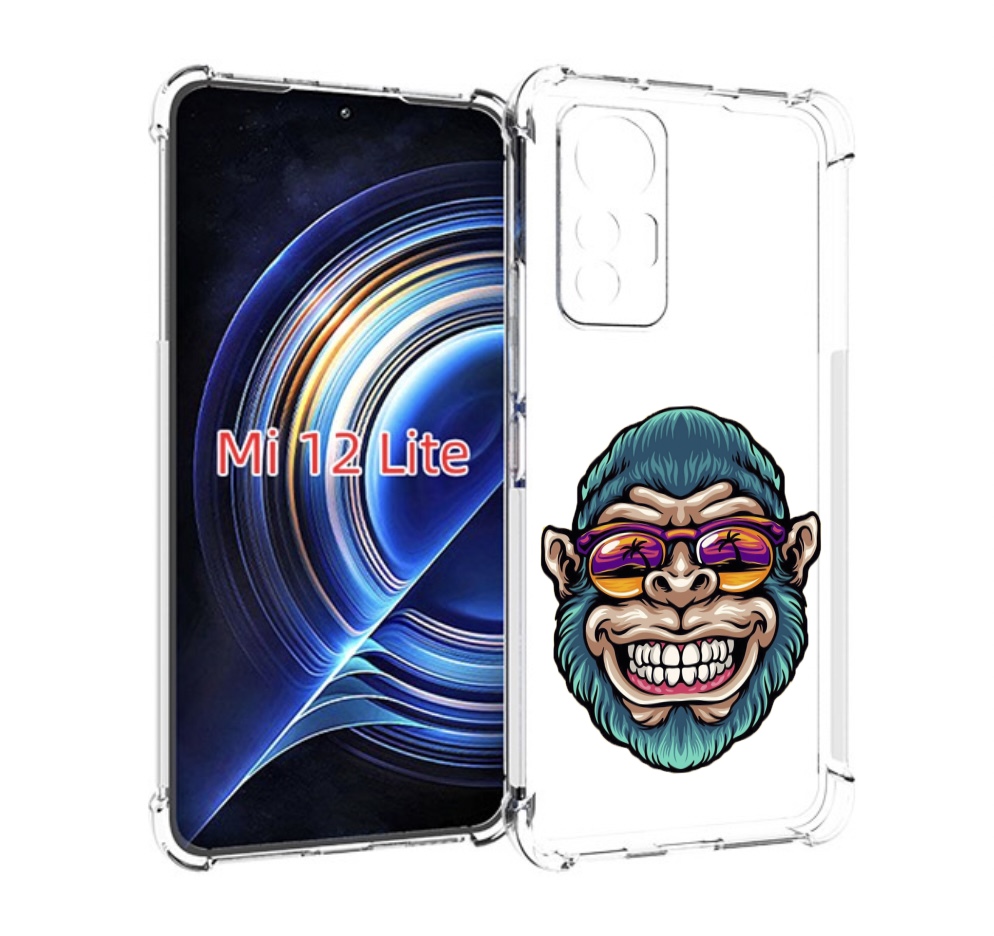 

Чехол MyPads обезьяна улыбается для Xiaomi 12 Lite, Прозрачный, Tocco