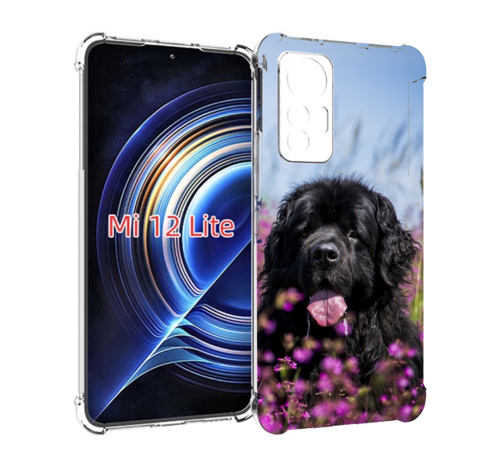 

Чехол MyPads ньюфаундлед для Xiaomi 12 Lite, Прозрачный, Tocco