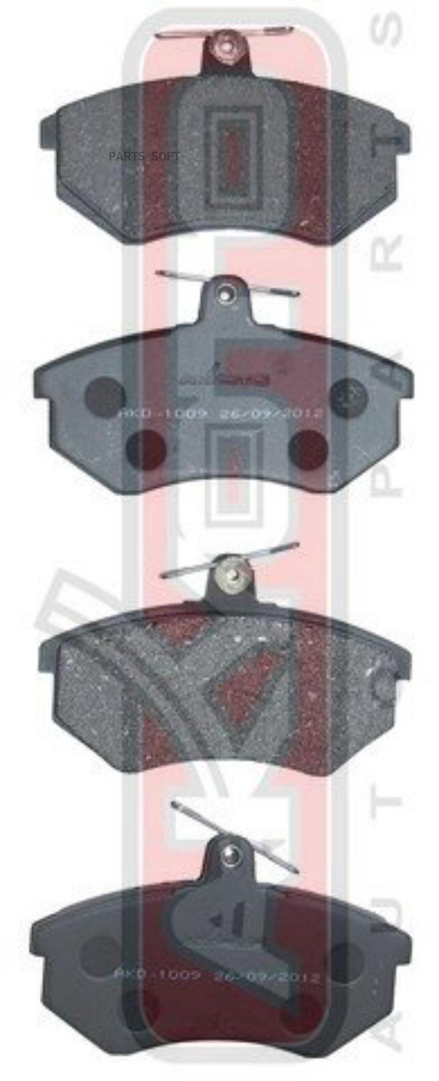 

Тормозные колодки Akyoto дисковые передние AKD-1009