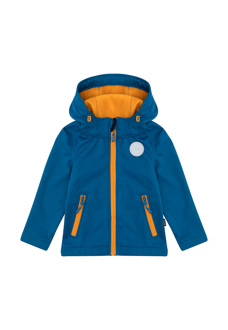 Куртка детская Oldos Рикке AOSS23JK3T008, цвет синий_охра, размер 104 куртка детская oldos рикке aoss23jk3t008 цикломен желтый размер 104