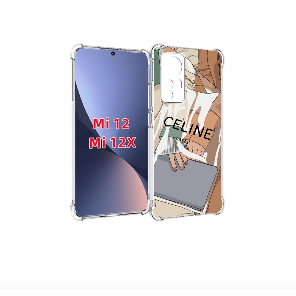 

Чехол бампер MyPads пакет-келин-париж женский для Xiaomi 12., Прозрачный, Tocco