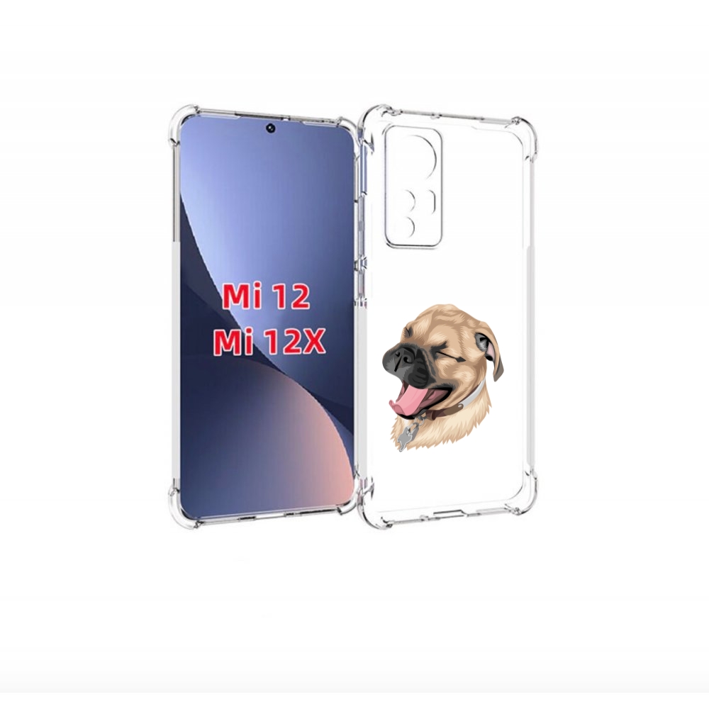 

Чехол бампер MyPads очень-довольная-собака для Xiaomi 12., Прозрачный, Tocco