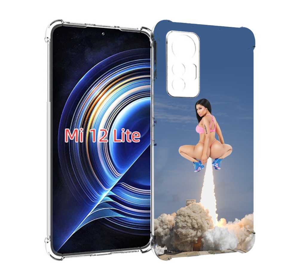 

Чехол MyPads ники-минаж-ракета детский для Xiaomi 12 Lite, Прозрачный, Tocco