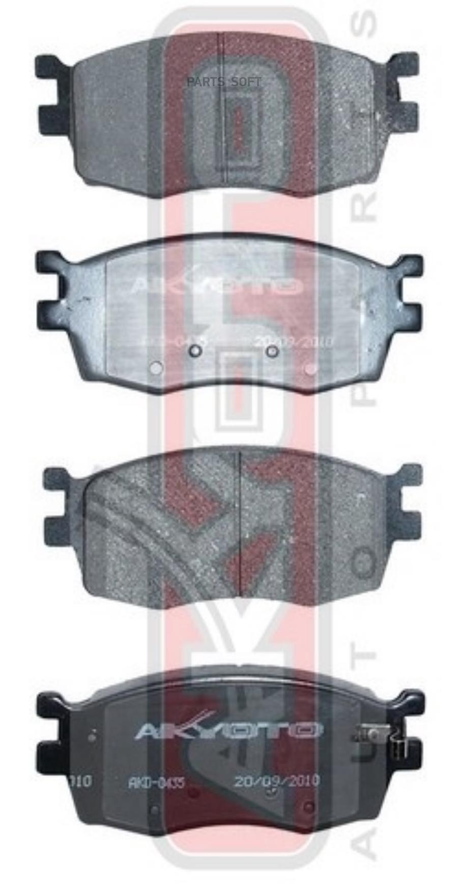 

Тормозные колодки Akyoto дисковые передние AKD-0435