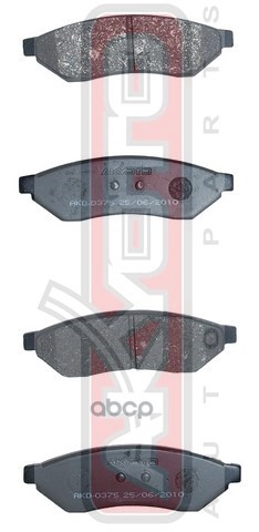 

Тормозные колодки Akyoto дисковые задние AKD-0375