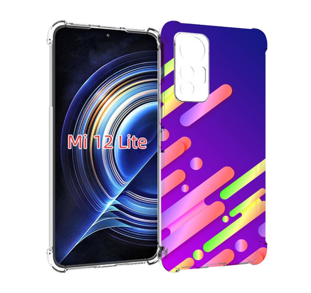 

Чехол MyPads неоновый-фон для Xiaomi 12 Lite, Прозрачный, Tocco
