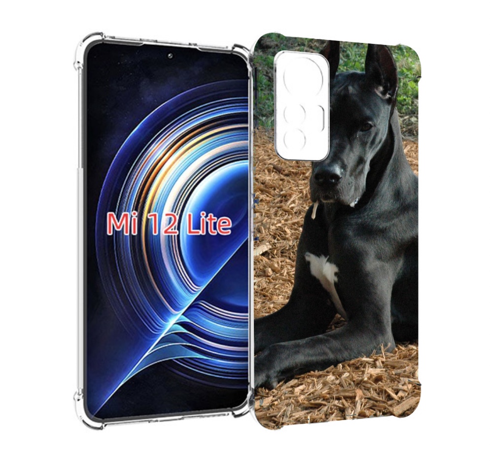 

Чехол MyPads немецкии дог для Xiaomi 12 Lite, Прозрачный, Tocco
